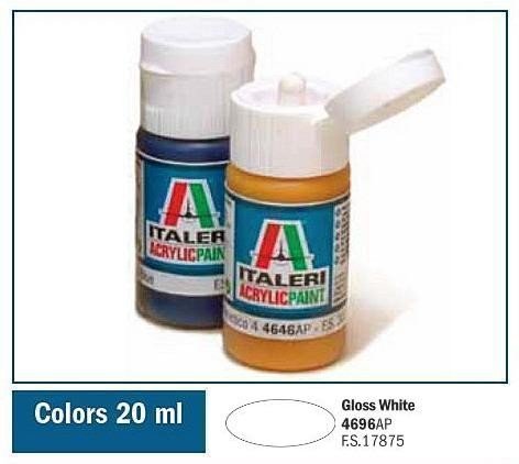 Italeri 4696AP BLANC BRILLANT 20 ml