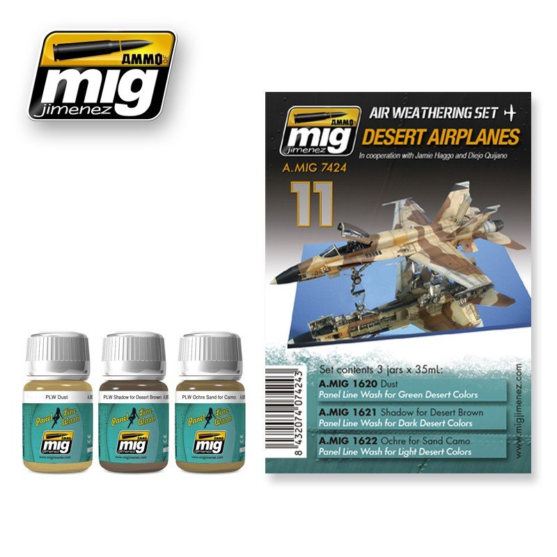 AMMO of Mig Jimenez 7424 DESERT AIRPLANES SET