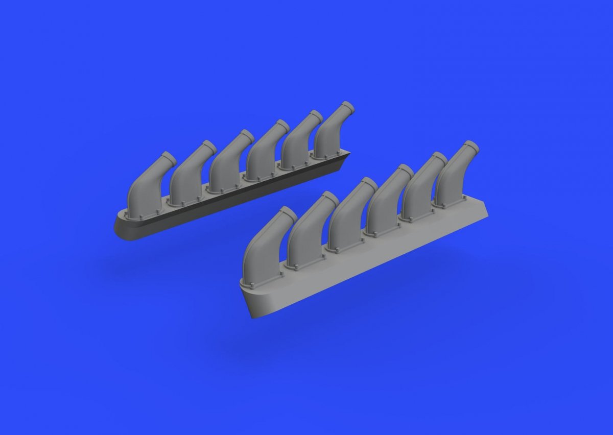 Eduard 648336 P-51D exhaust stacks AIRFIX 1/48 – image 3
