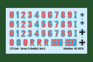 Hobby Boss 84534 German Pz.BeobWg V Ausf.A 1/35 – obrázek 11