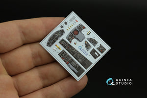 Quinta Studio QDS-32188 F-104J 3D-Printed colored Interior on decal paper (Italeri) (small version) 1/32 – image 4