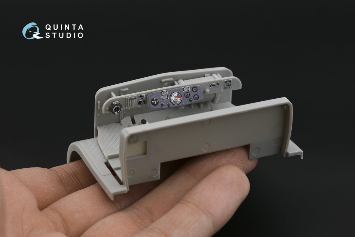 Quinta Studio QD35078 Sd.Kfz.7 family 3D-Printed &amp;amp; colored Interior on decal paper (Trumpeter) 1/35 – imagen 4