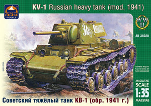 Ark Models 35020 KV-1 Russian heavy tank model 1941 - early version (1/35)