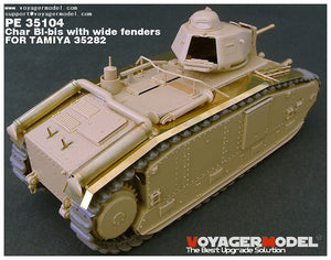 Voyager Model PE35104 WWII French Char BI-bis with wide fenders (B ver include Gun barrel) for TAMIYA 35282 1/35 – Bild 12