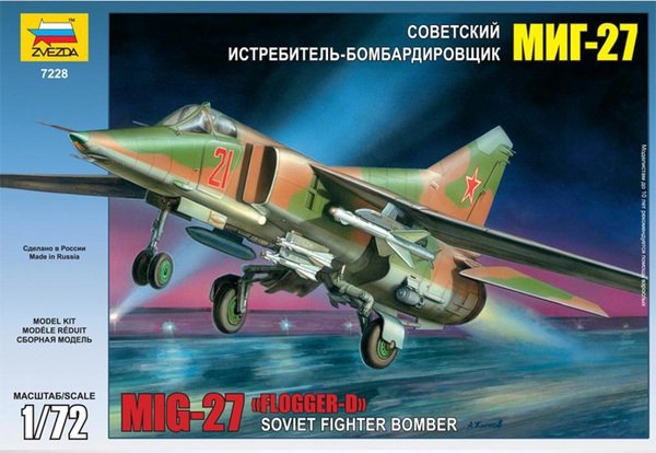 Zvezda 7228 MiG-27 1/72 – imagen 2