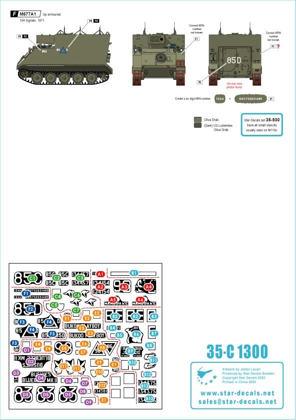 Star Decals 35-C1300 Australia in Vietnam 3 1/35 – Bild 2