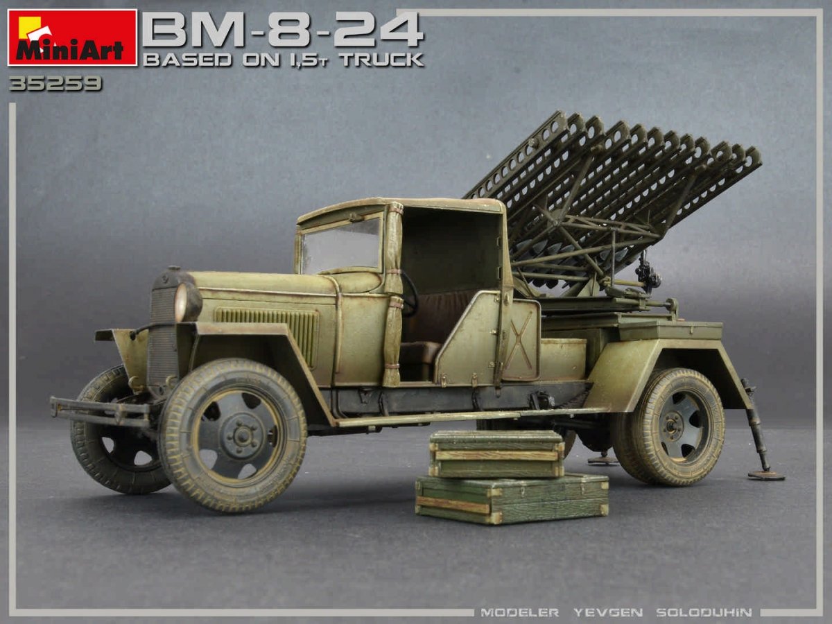 MiniArt 35259 Soviet Rocket Launcher BM-8-24 1/35 – image 4