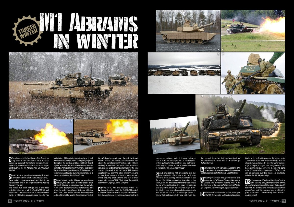 AK Interactive AK4842 TANKER TECHNIQUES MAGAZINE - SPECIAL WINTER (eng.) – immagine 4
