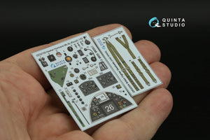 Quinta Studio QD32139 Hawker Hurricane Mk.IIb 3D-Printed &amp;amp; colored Interior on decal paper (Revell) 1/32 – Bild 11