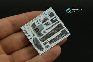 Quinta Studio QDS-32141 F-104G 3D-Printed &amp;amp; colored Interior on decal paper (Italeri) (small version) 1/32 – obrázek 3