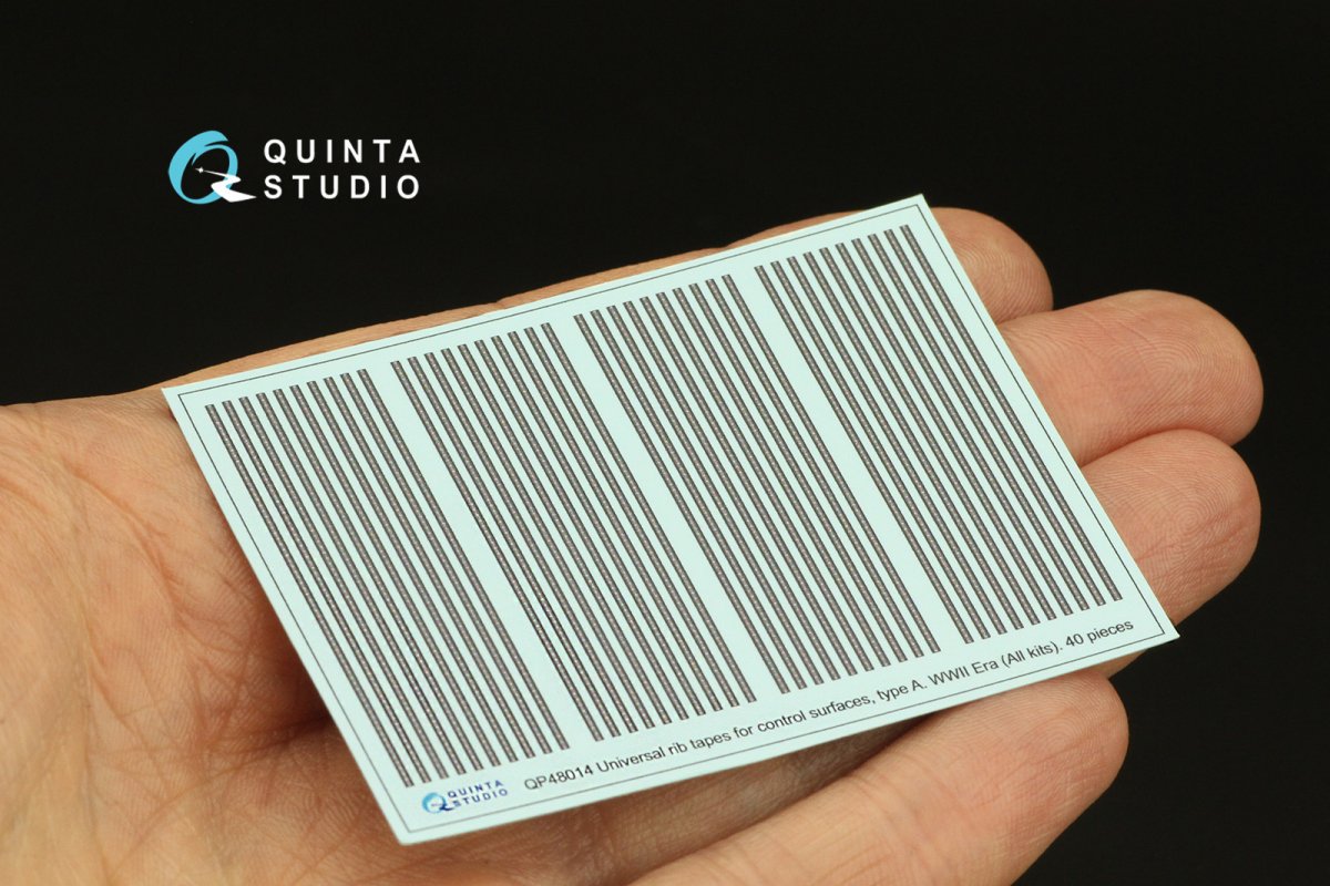 Quinta Studio QP48014 Universal rib tapes, type A. WWII Era (All kits) 1/48 – image 2