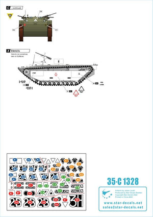 Star Decals 35-C1328 British LVT-2 Buffalo Mk II. LVT-2 and LVT(A)-2. Walcheren landings, Nijmegen and the Rhine crossing. 1/35 – image 3