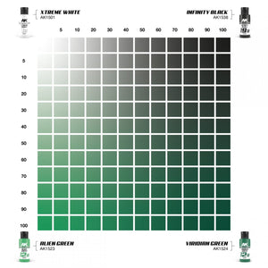 AK Interactive AK1556 DUAL EXO SET 12 – 12A ALIEN GREEN &amp;amp; 12B VIRIDIAN GREEN – imagen 4