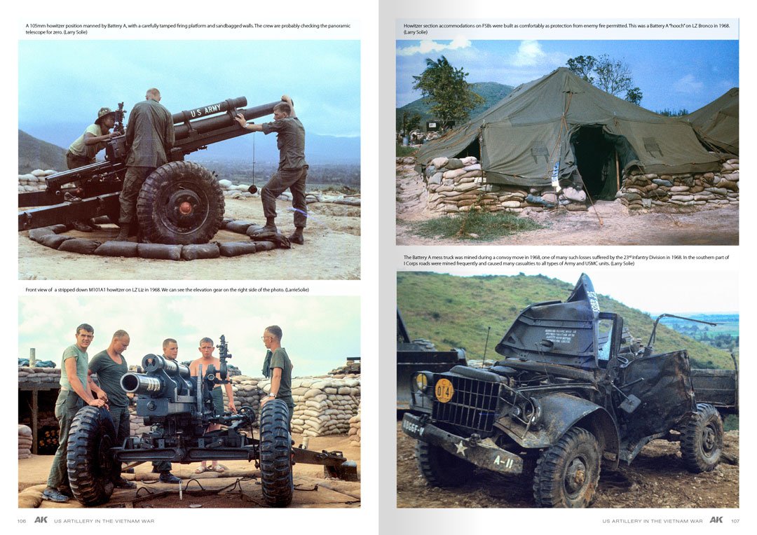 AK Interactive AK130007 AMERICAN ARTILLERY IN VIETNAM EN – Bild 8