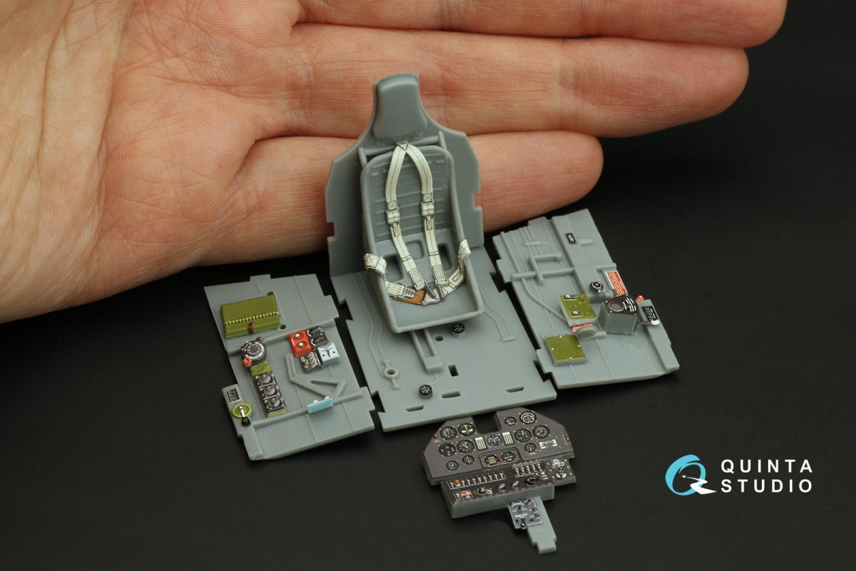 Quinta Studio QD32162 P-40N Warhawk 3D-Printed &amp;amp; coloured Interior on decal paper (Trumpeter) 1/32 – zdjęcie 10