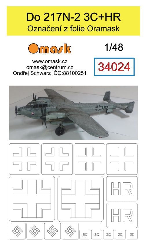 Omask 34024 For 217N-2 (3C+HR) 1/48