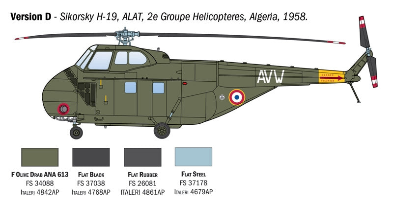 Italeri 1476 HO4S-3 / HAS.7 / H-19 1/72 – obrázek 7