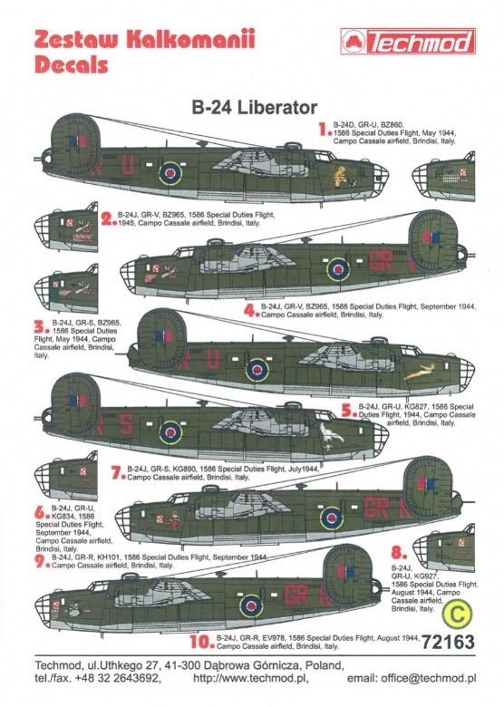 Techmod 72163 B-24 Liberator 1/72 – Bild 2