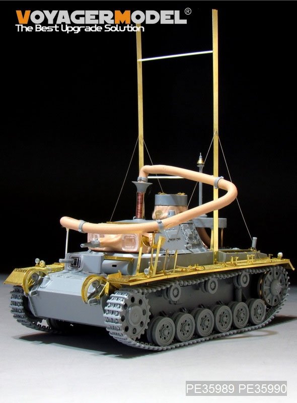 Voyager Model PE35989 WWII German Pz.KPfw.III (T)Ausf.F &amp;quot;Operation Seelowe&amp;quot; Basic For DRAGON 6877/6717 1/35 – obrázek 2