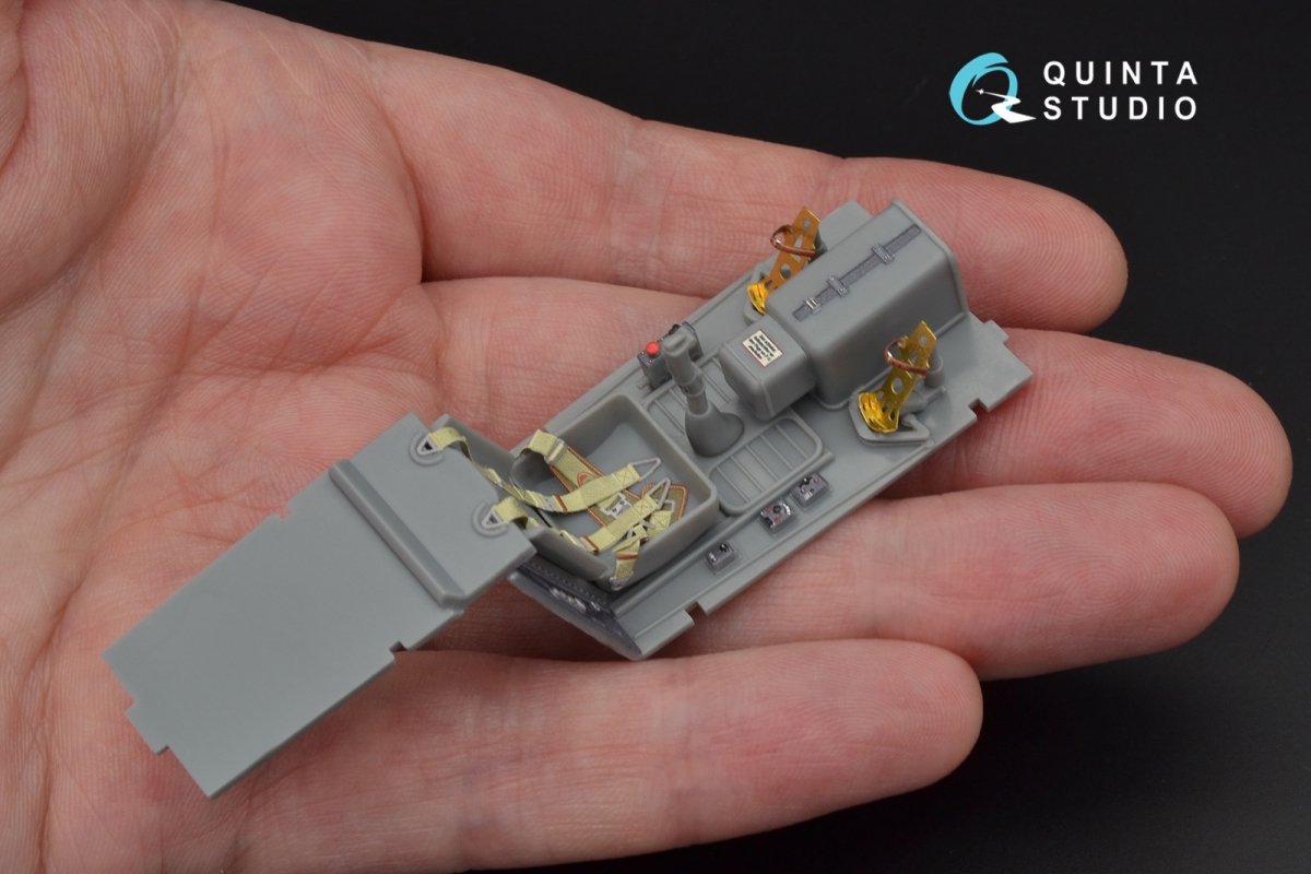 Quinta Studio QD32046 Bf 109G-10 3D-Printed &amp;amp; colored Interior on decal paper (for Trumpeter kit) 1/32 – Bild 7
