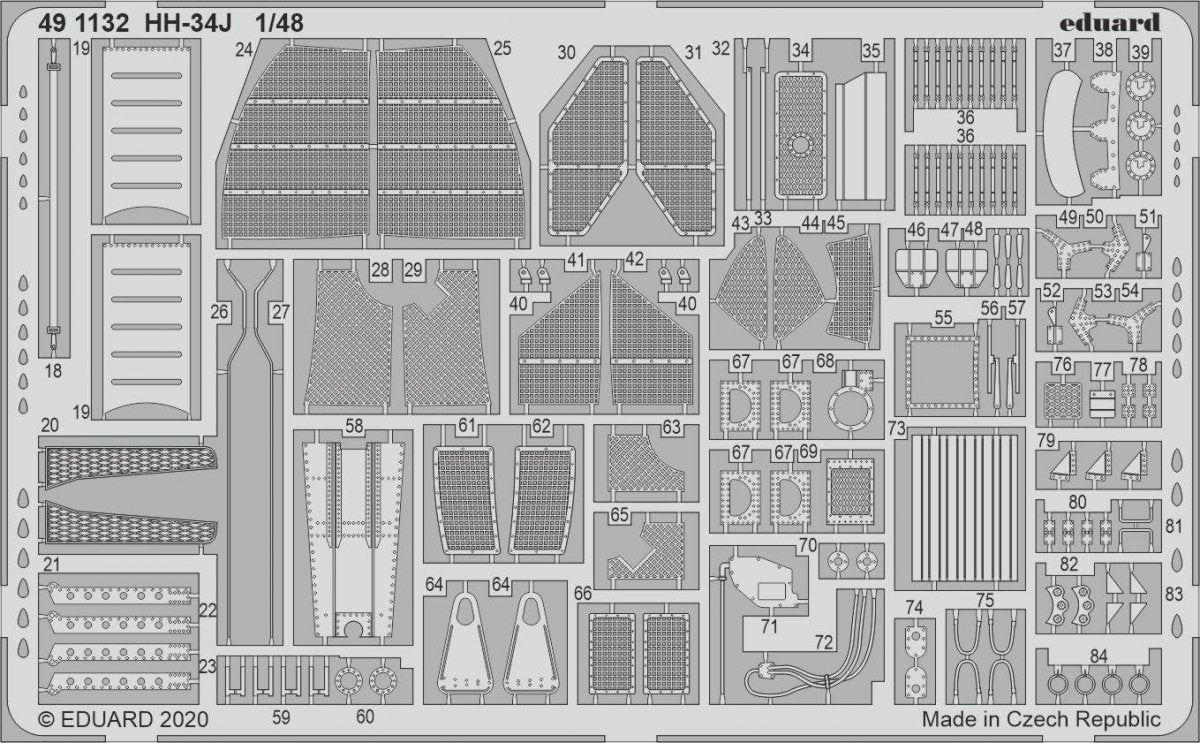 Eduard 491132 HH-34J TRUMPETER 1/48 – immagine 2