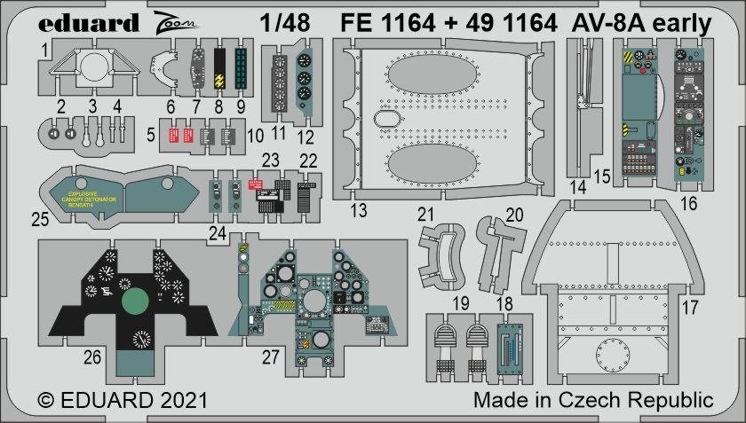 Eduard BIG49289 AV-8A early KINETIC 1/48 – Bild 5