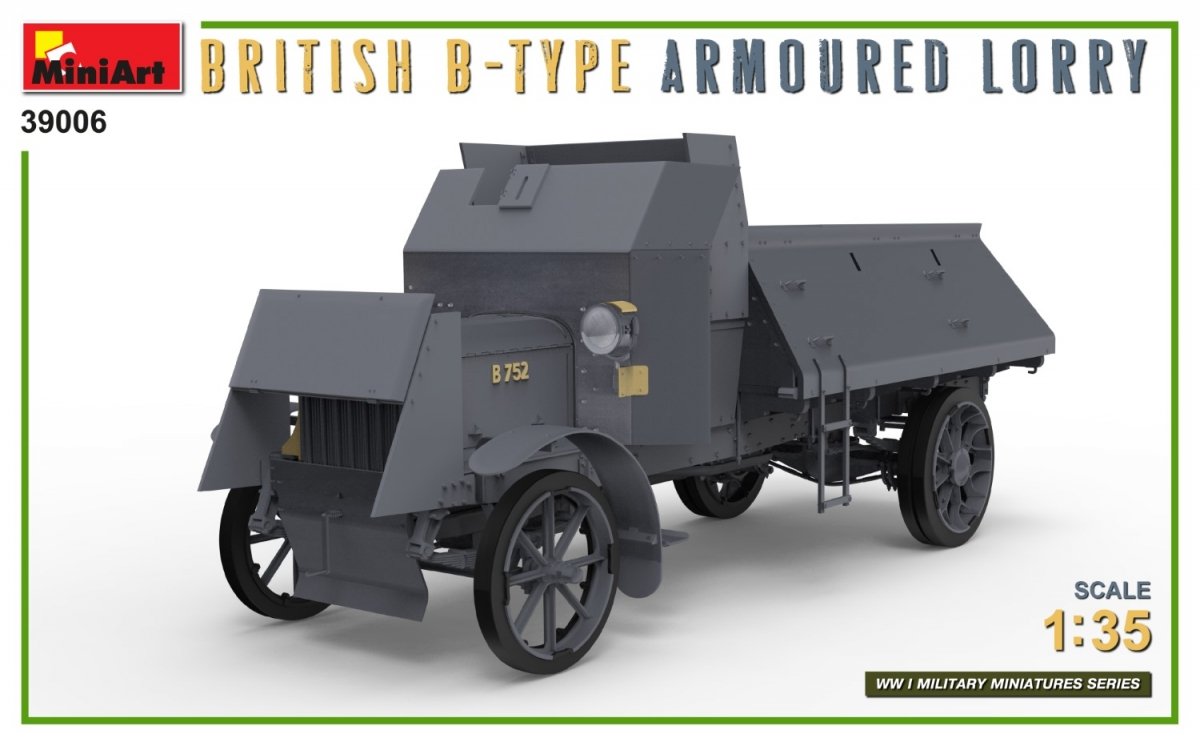 Miniart 39006 BRITISH B-TYPE ARMORED LORRY 1/35 – imagen 7