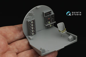 Quinta Studio QDS-48542 Boeing B-17F 3D-Printed &amp;amp; colored Interior on decal paper (HK models, Eduard) (small version) 1/48 – Bild 11