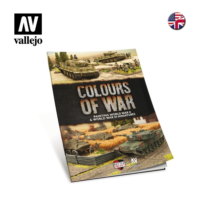 Vallejo 75013 Colors of War - Painting WWII &amp; WWIII miniatures EN