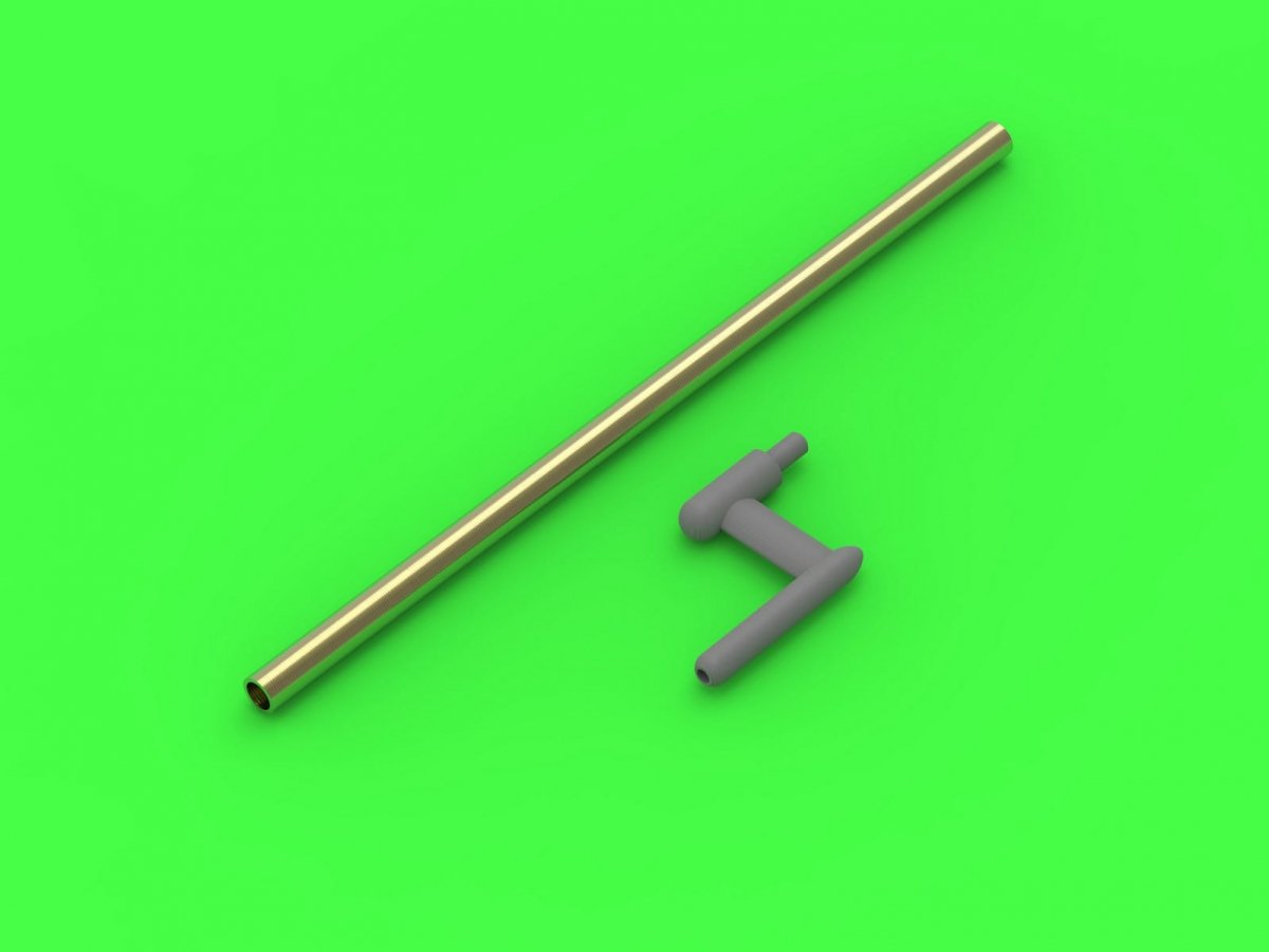Master AM-72-147 American WWII Pitot Tube - Type &amp;quot;L&amp;quot; (1 pc.) - used mainly on export versions of American aircraft - P-35, P-36, P-40, T-6, B-339 and others 1/72 – image 2