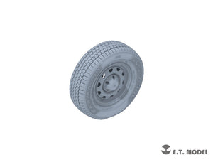 ET Model P35-115 Russian UAZ 3909 Military Van Sagged wheels For ZVEZDA 3644 1/35 – obrázek 2