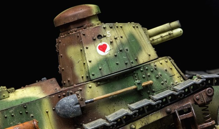 Meng Model TS-011 FRENCH FT-17 LIGHT TANK (RIVETED TURRET) 1/35 – Bild 7