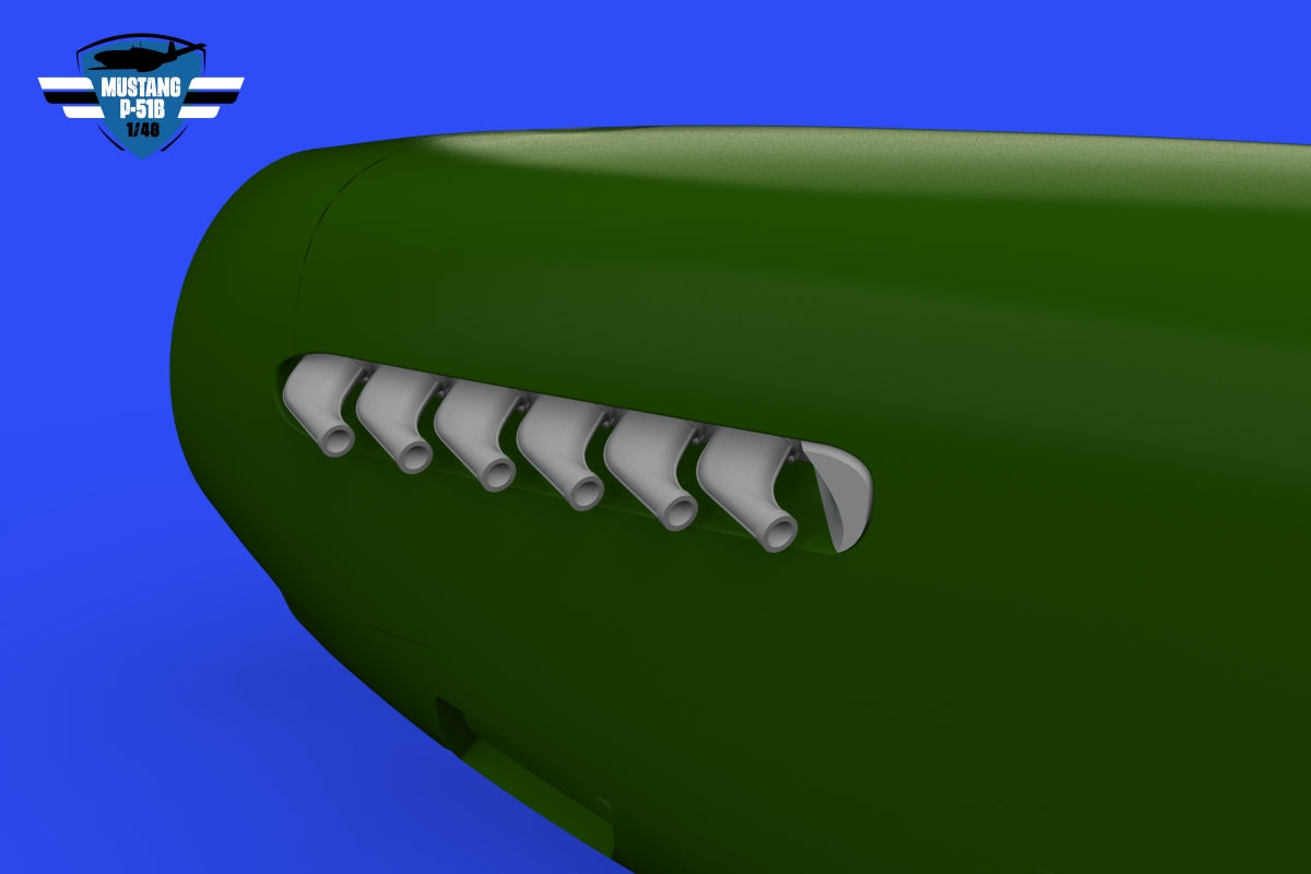 Eduard 648992 P-51B / C exhaust stacks EDUARD 1/48 – image 2