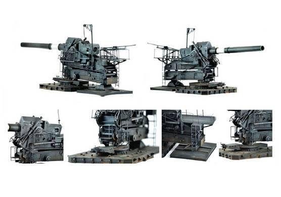 Glow2B MT-35002 35.5cm Haubitze M.1 (35.5-cm H M.1) Heavy Siege Howitzer 1/35 – Bild 3