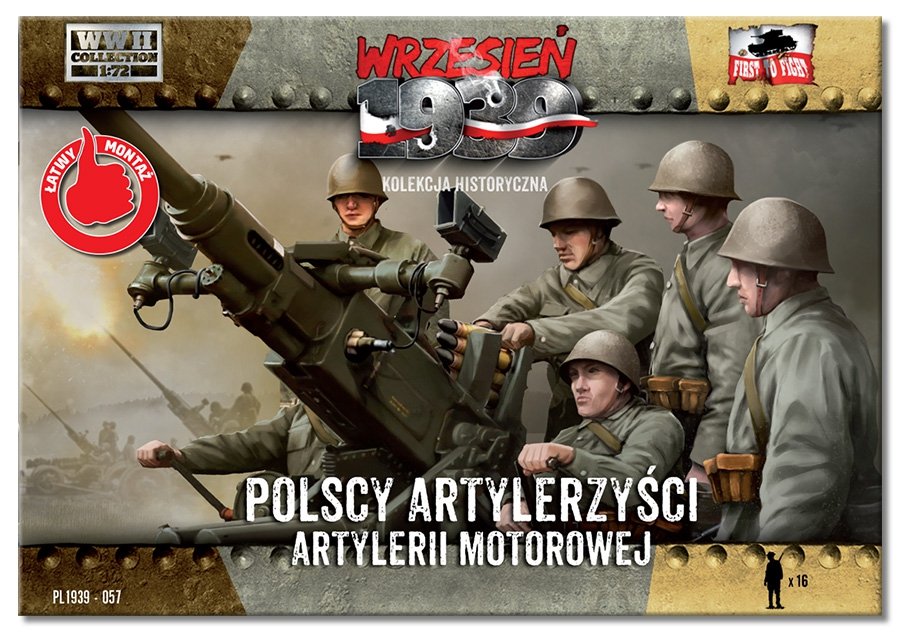 First to Fight PL057 Polish Motorized Artillerymen (1/72) – imagen 2