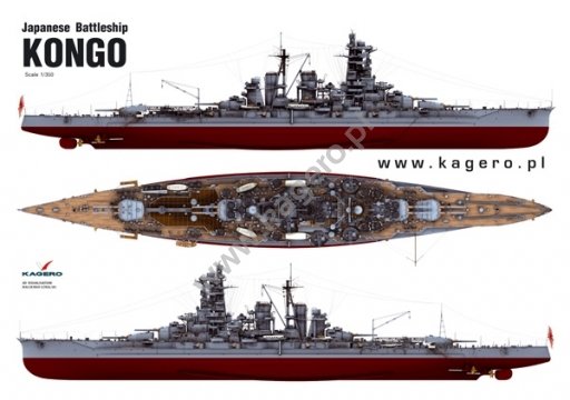 Kagero 16005 Japanese Battleship Kongo EN – obrázek 2