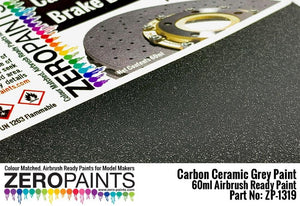 Zero Paints 1319-30 Gray Carbon Ceramic 30ML – immagine 2