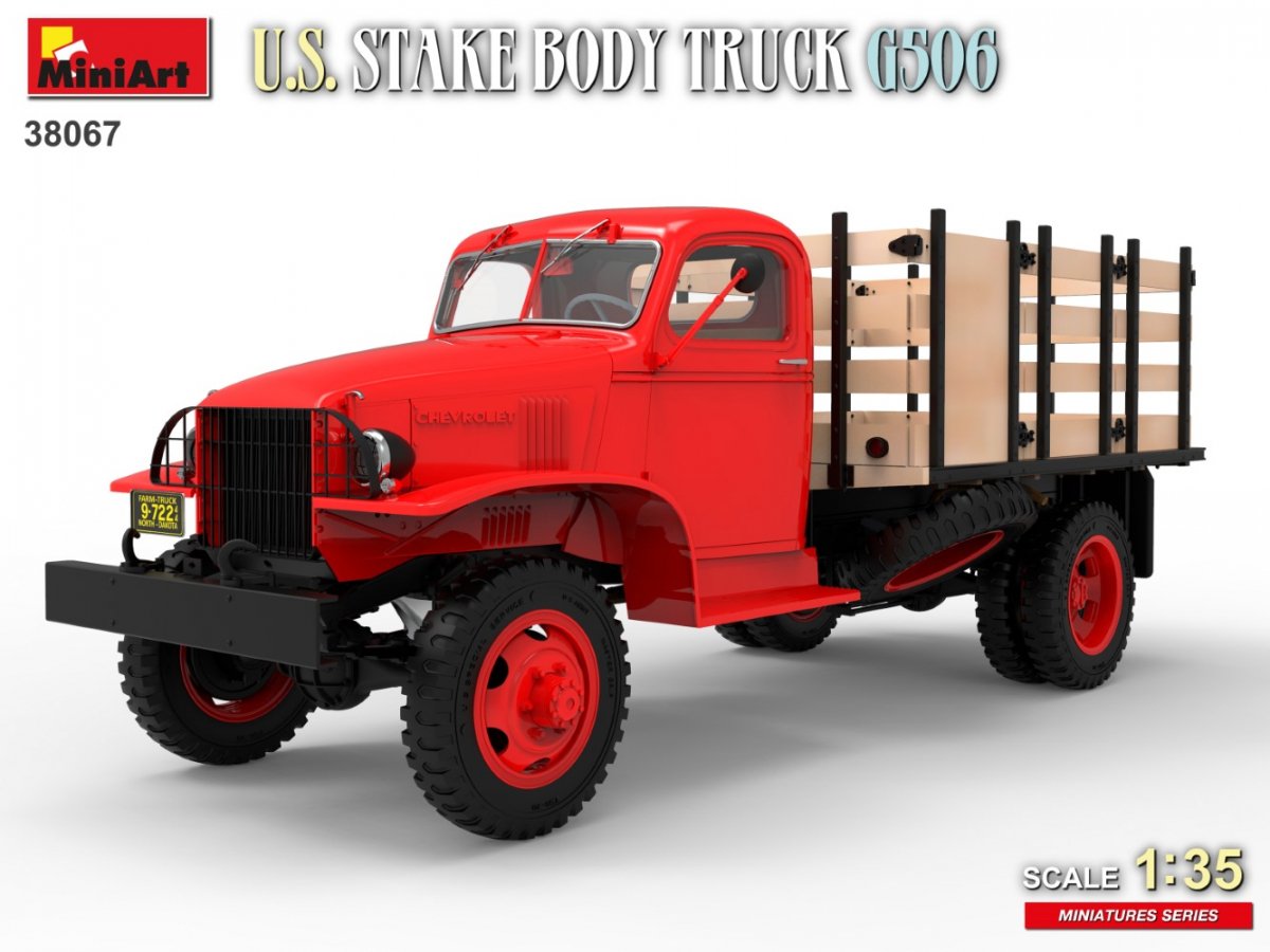 MiniArt 38067 US STAKE BODY TRUCK G506 1/35 – Bild 3