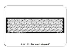 Aber 350-03 Ships aslant railing at 45 degree 1/350 – Bild 5