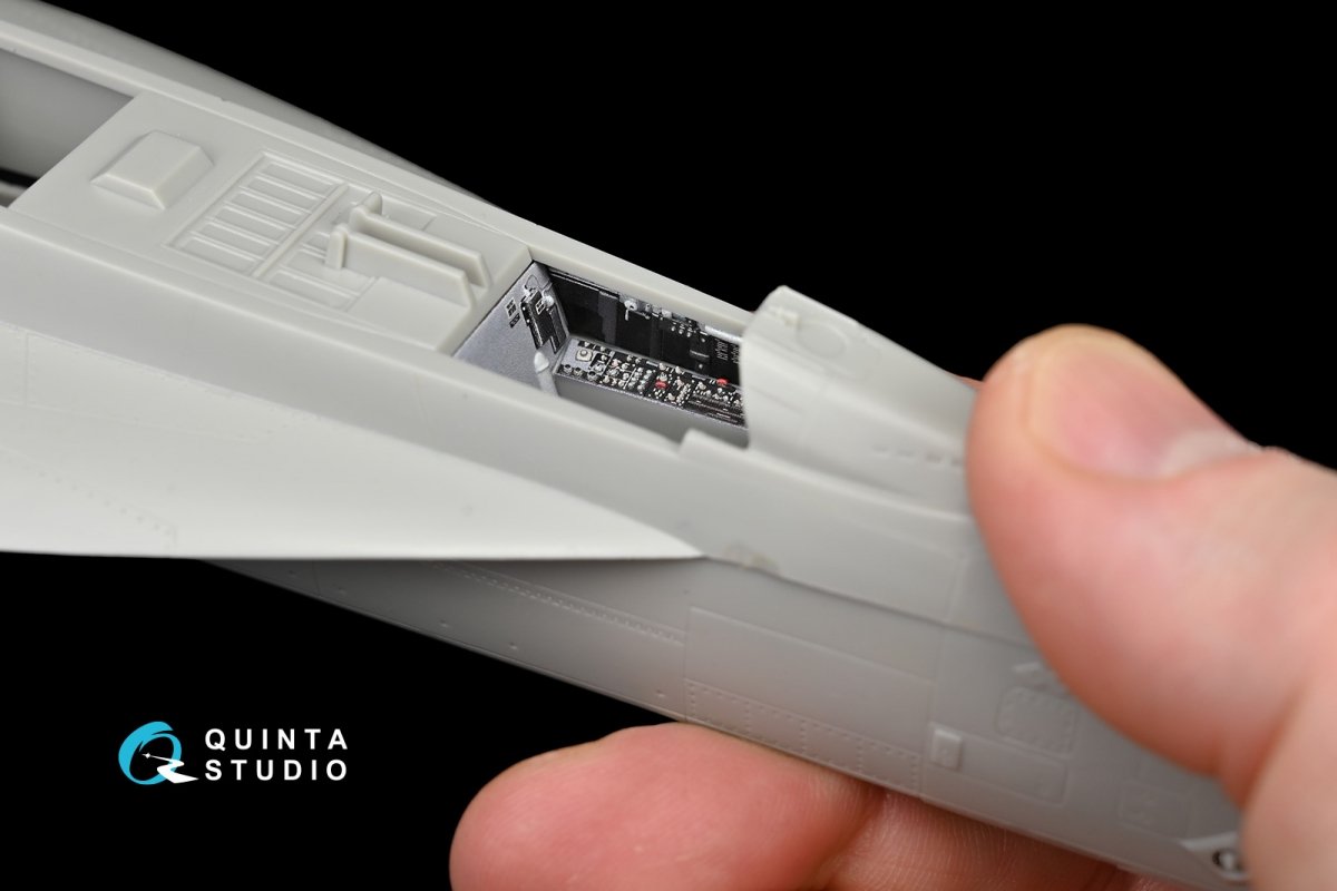 Quinta Studio QD48049 F/A-18E 3D-Printed &amp;amp; colored Interior on decal paper (for Hasegawa kit) 1/48 – image 10