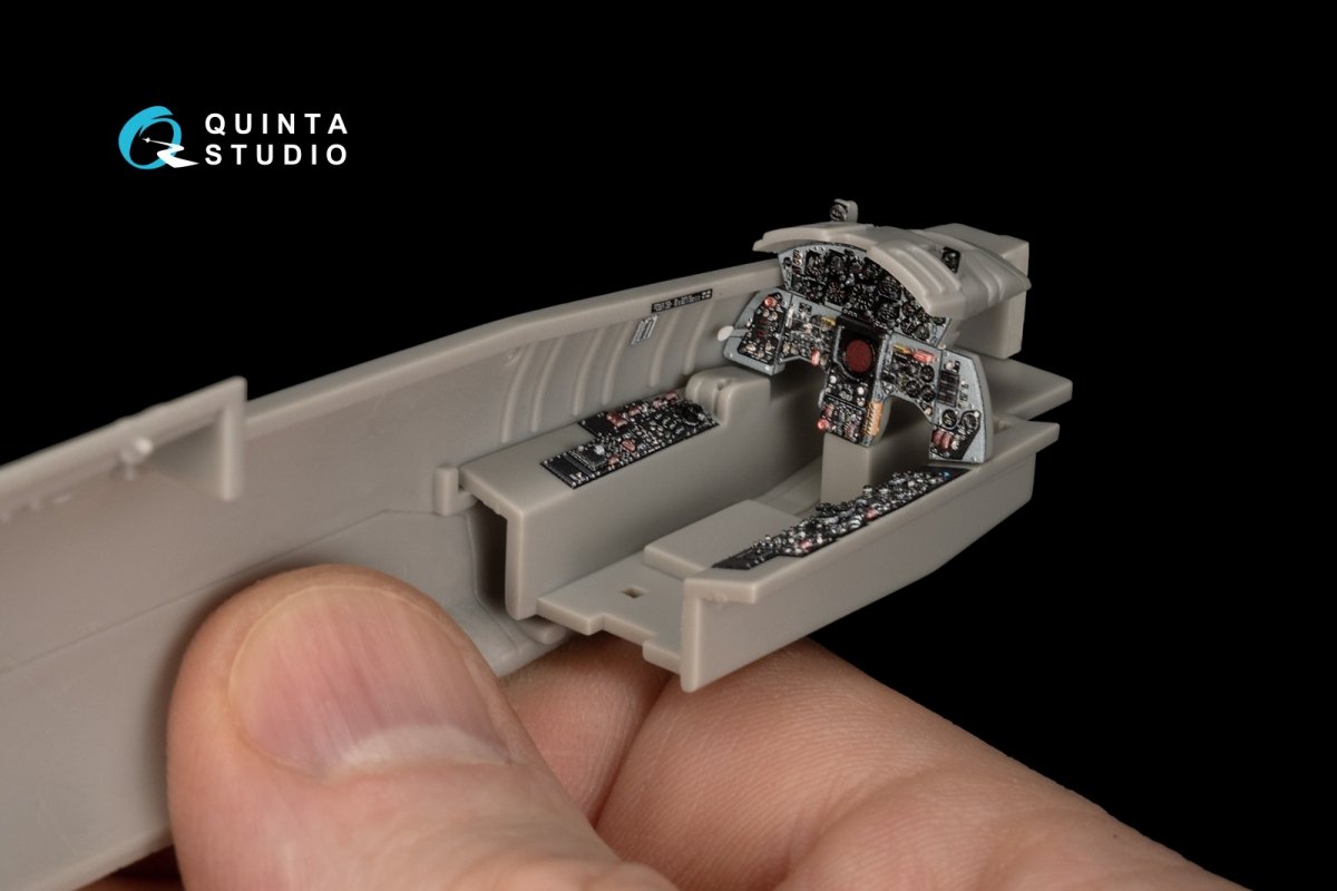 Quinta Studio QD48150 F-104S 3D-Printed &amp;amp; colored Interior on decal paper (Hasegawa) 1/48 – obrázek 3