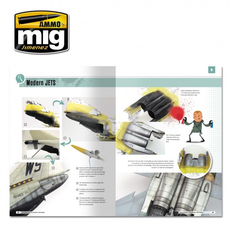 AMMO of Mig Jimenez 6030 MODELLING SCHOOL: AN INITIATION TO AIRCRAFT WEATHERING (English) – image 5