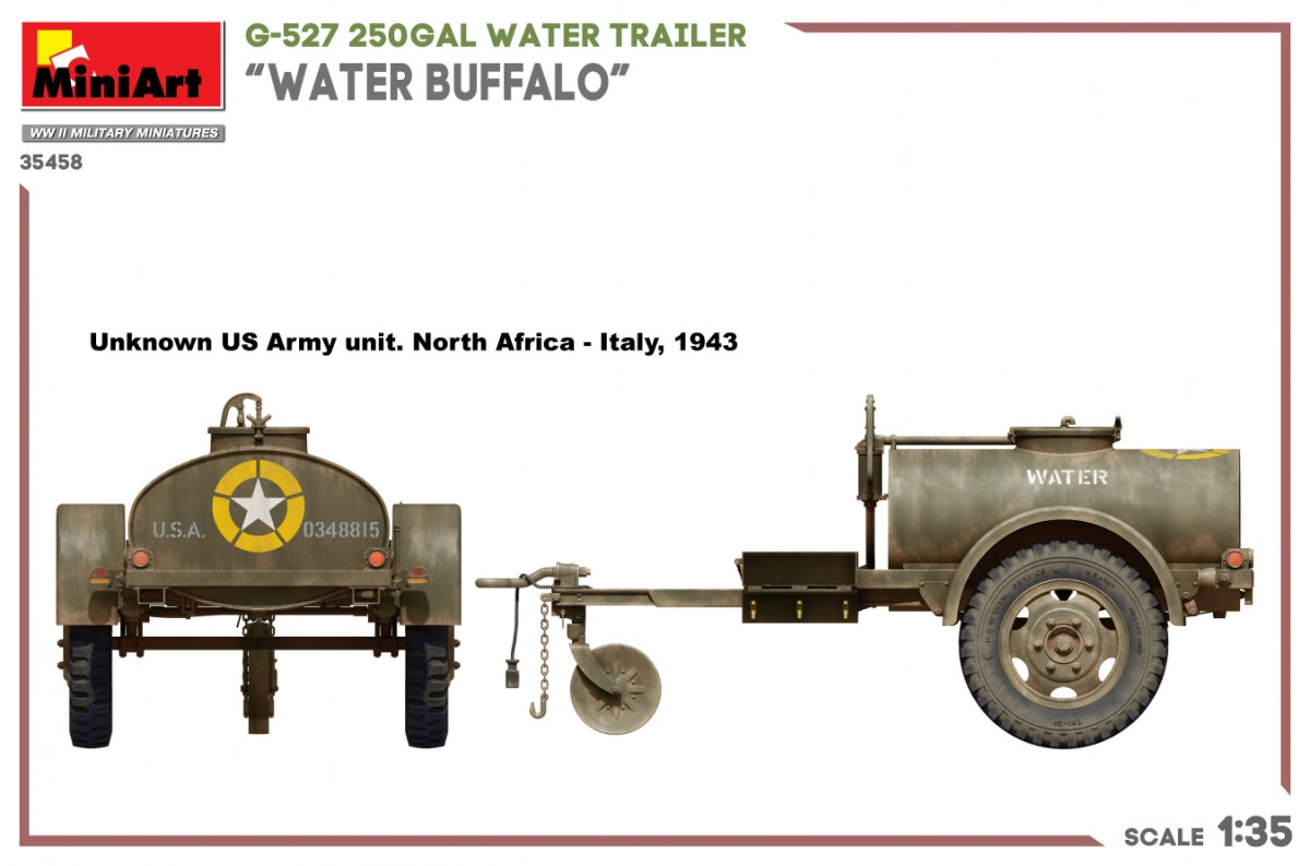 MiniArt 35458 G-527 250GAL WATER TRAILER “WATER BUFFALO” 1/35 – Bild 6