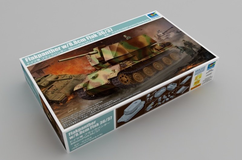 Trumpeter 09531 Flakpanther w/8.8cm Flak 36/37 1/35 – Bild 2