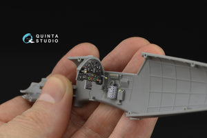 Quinta Studio QD48532 Bf 109E-3/4 3D-Printed &amp;amp; colored Interior on decal paper (HobbyBoss) 1/48 – image 2