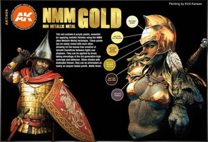 AK Interactive AK11606 NMM (Non Metallic Metal) GOLD Set 6x17 ml – Bild 3