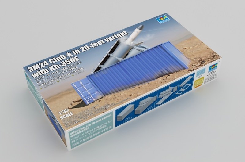 Trumpeter 01076 3M54 Club-k in 20-feet variant with Kh-35UE 1/35 – image 2