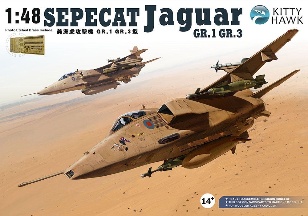Kitty Hawk 80106 Sepecat Jaguar GR.1/GR.3 1/48