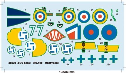 Hobby Boss 80235 French MS.406 Fighter 1/72 – image 2