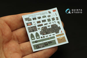Quinta Studio QD32136 P-47D Razorback 3D-Printed &amp;amp; colored Interior on decal paper (Trumpeter) 1/32 – Bild 3